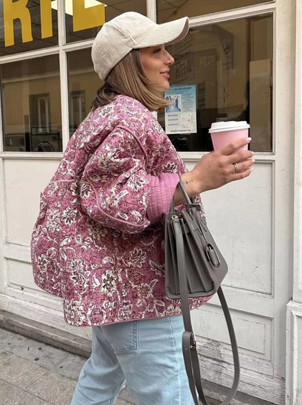 Damen Bequeme Isolierte Jacke für Herbst und Winter