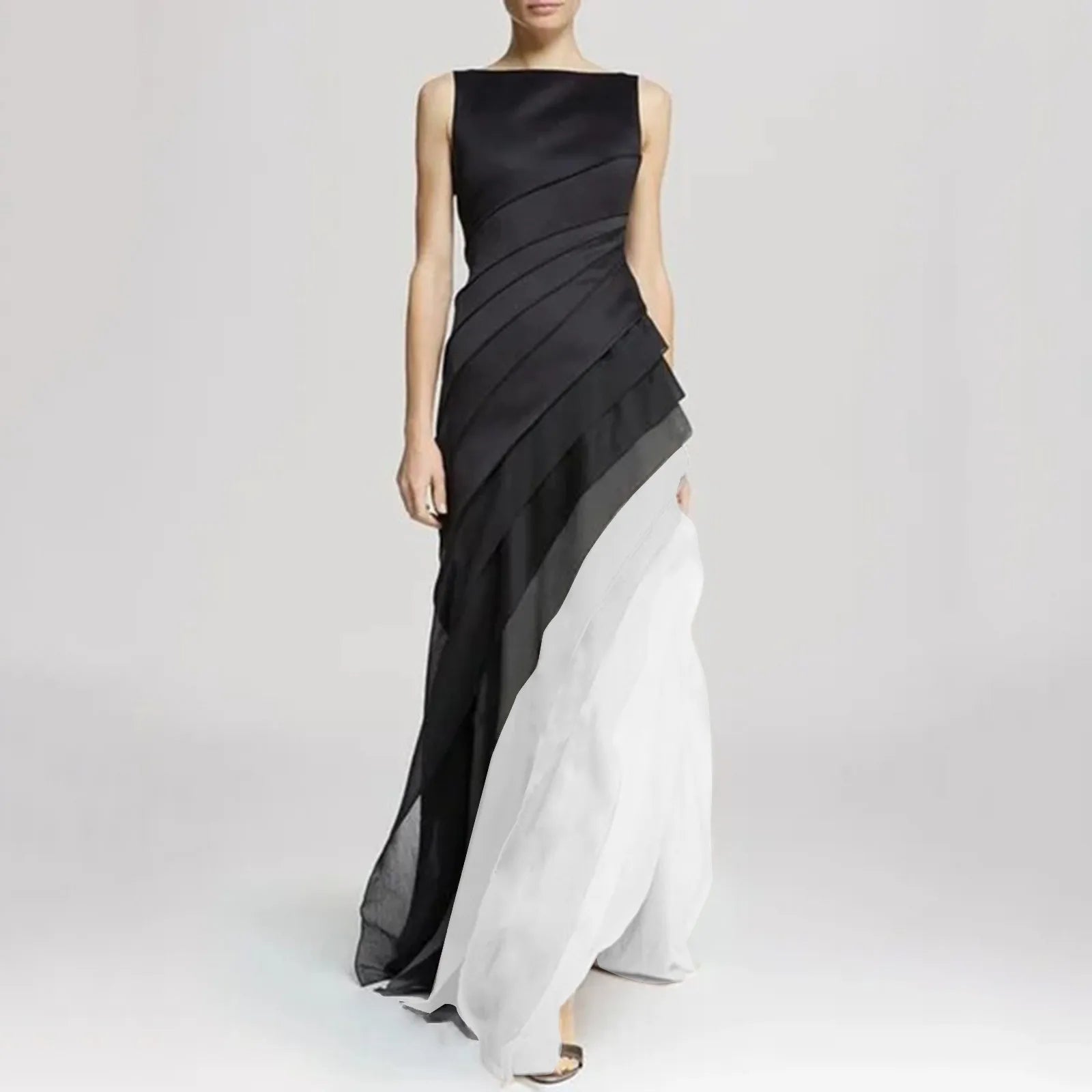 Elegantes Ombre-Stufen-Kleid