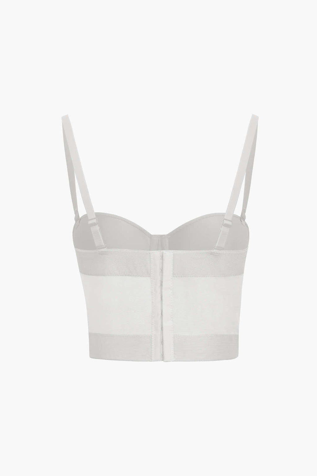 Mesh-Bustier-Top mit passender Unterwäsche