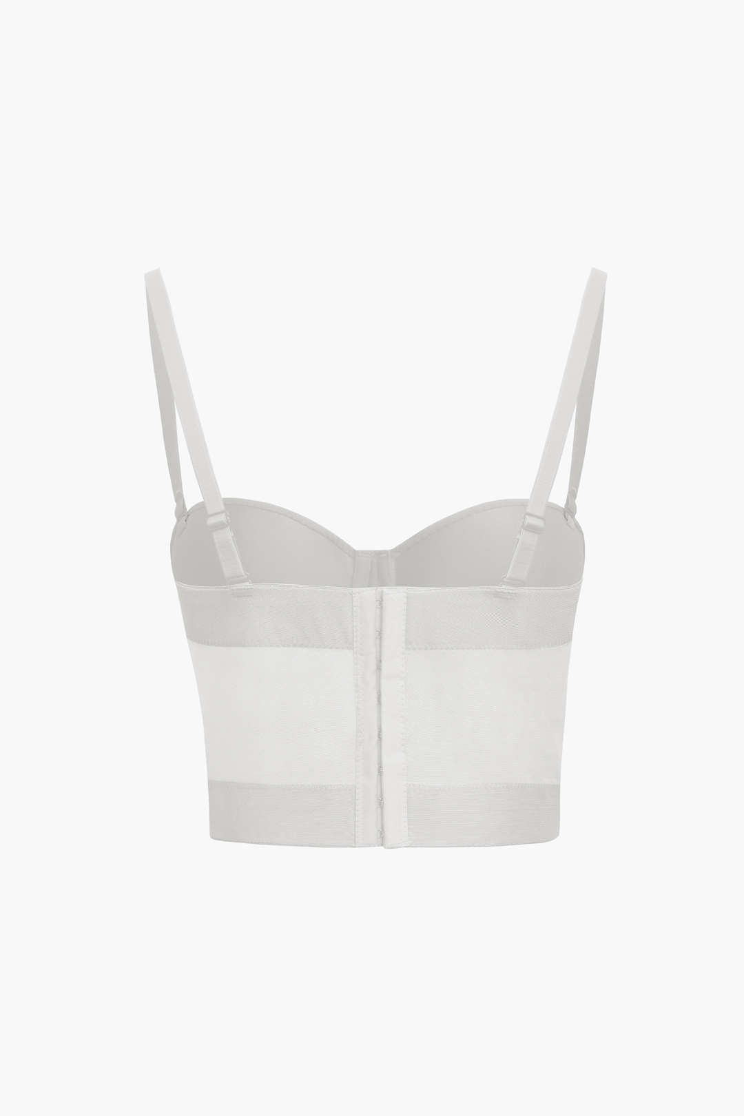 Mesh-Bustier-Top mit passender Unterwäsche