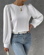 Stylisches Rundhals-Top