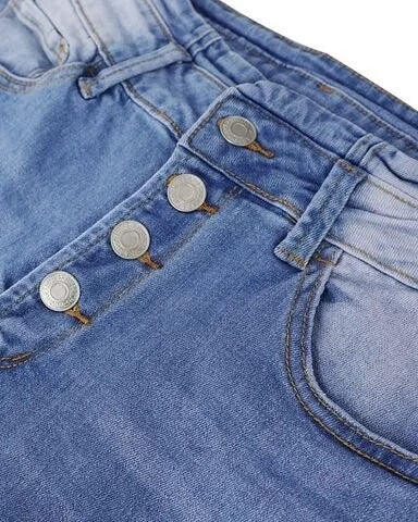 Elastische Damen-Denim-Jeans