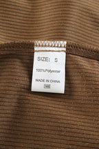 Azteken-inspirierte Cordjacke