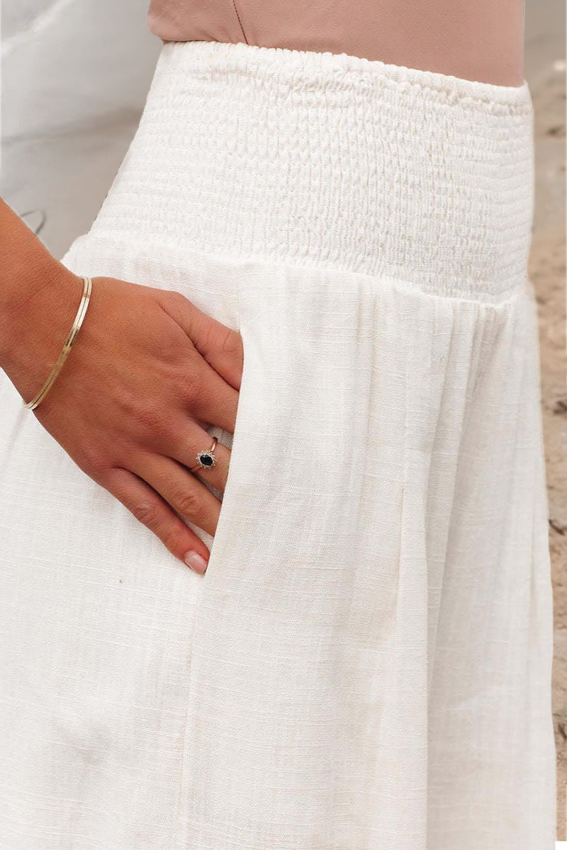 Elegante Damen-Palazzo-Hosen mit Stretch