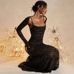 Ona - Elegantes Spitzen-Maxikleid für ultimativen Tragekomfort