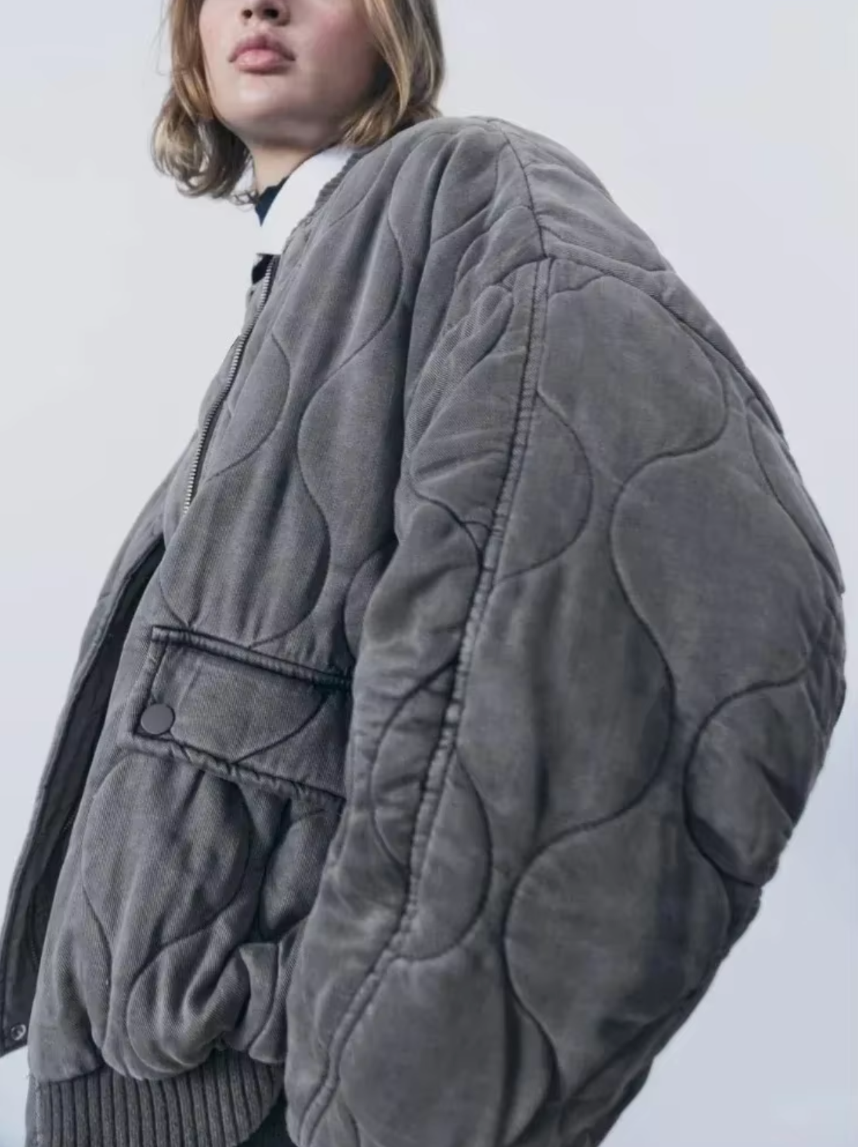 Destiny Rundhals Baumwolljacke - Baumwollpullover mit Rundhalsausschnitt