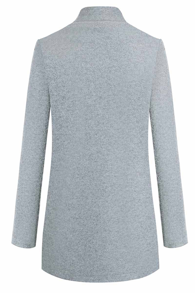 Stilvolle Stehkragenjacke