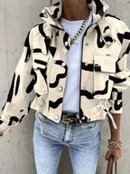 Stilvolle Damenjacke mit Stehkragen