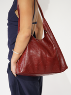 Vintage-inspirierte Abgenutzte Leder-Tasche