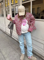 Damen Bequeme Isolierte Jacke für Herbst und Winter