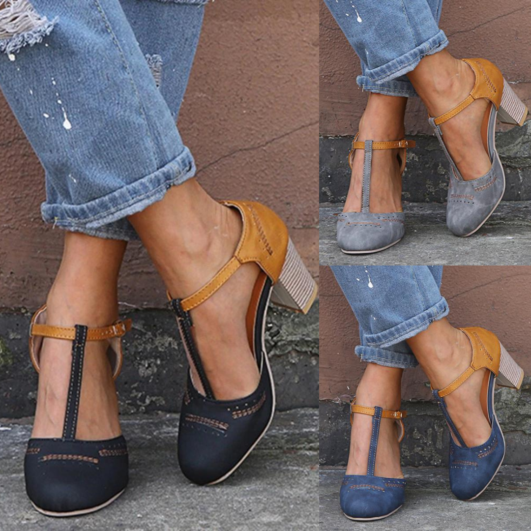 Elegante Vintage Damen Pumps