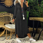 Bequemes Denim-Kleid