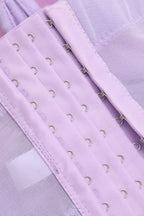 Mesh-Bustier-Top mit passender Unterwäsche