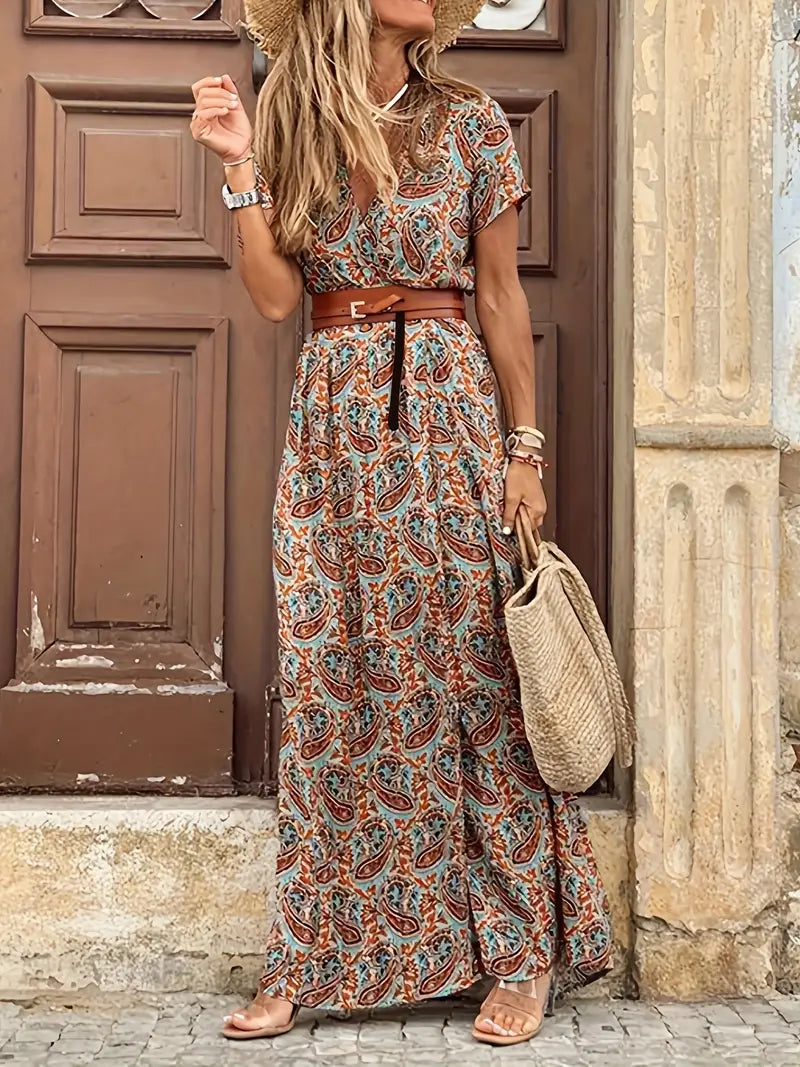 Boho-Stil Maxikleid für Damen