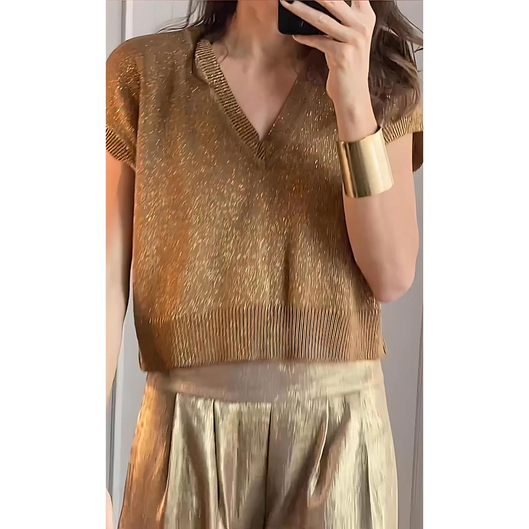 Modische Hochtaillierte Hose