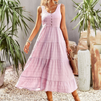 Joebelle Sommerliches Ärmelloses Midi-Kleid