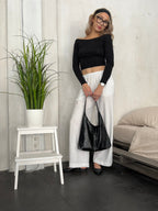 Vintage-inspirierte Abgenutzte Leder-Tasche