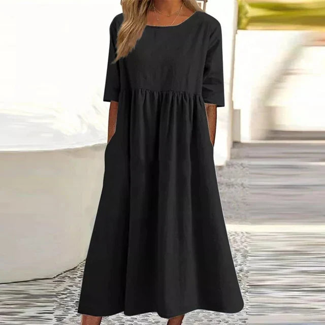 Odira - Stilvolles Baumwollkleid