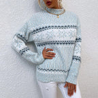 Stylischer Winterstrickpullover für Frauen