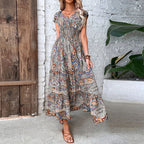 Bohemian Maxikleid im Vintage-Stil