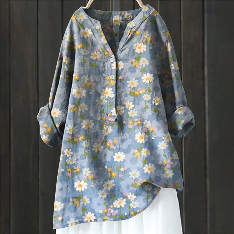 Ariana - Blumenmuster Bluse