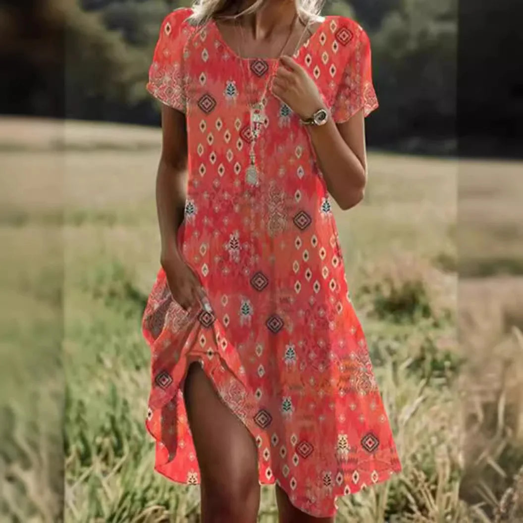 Quinten - Damen Boho Kleid für den Sommer