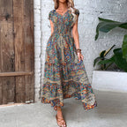 Bohemian Maxikleid im Vintage-Stil