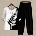 Sommerliches Zweiteiliges Damenensemble