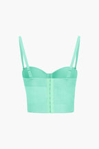 Mesh-Bustier-Top mit passender Unterwäsche