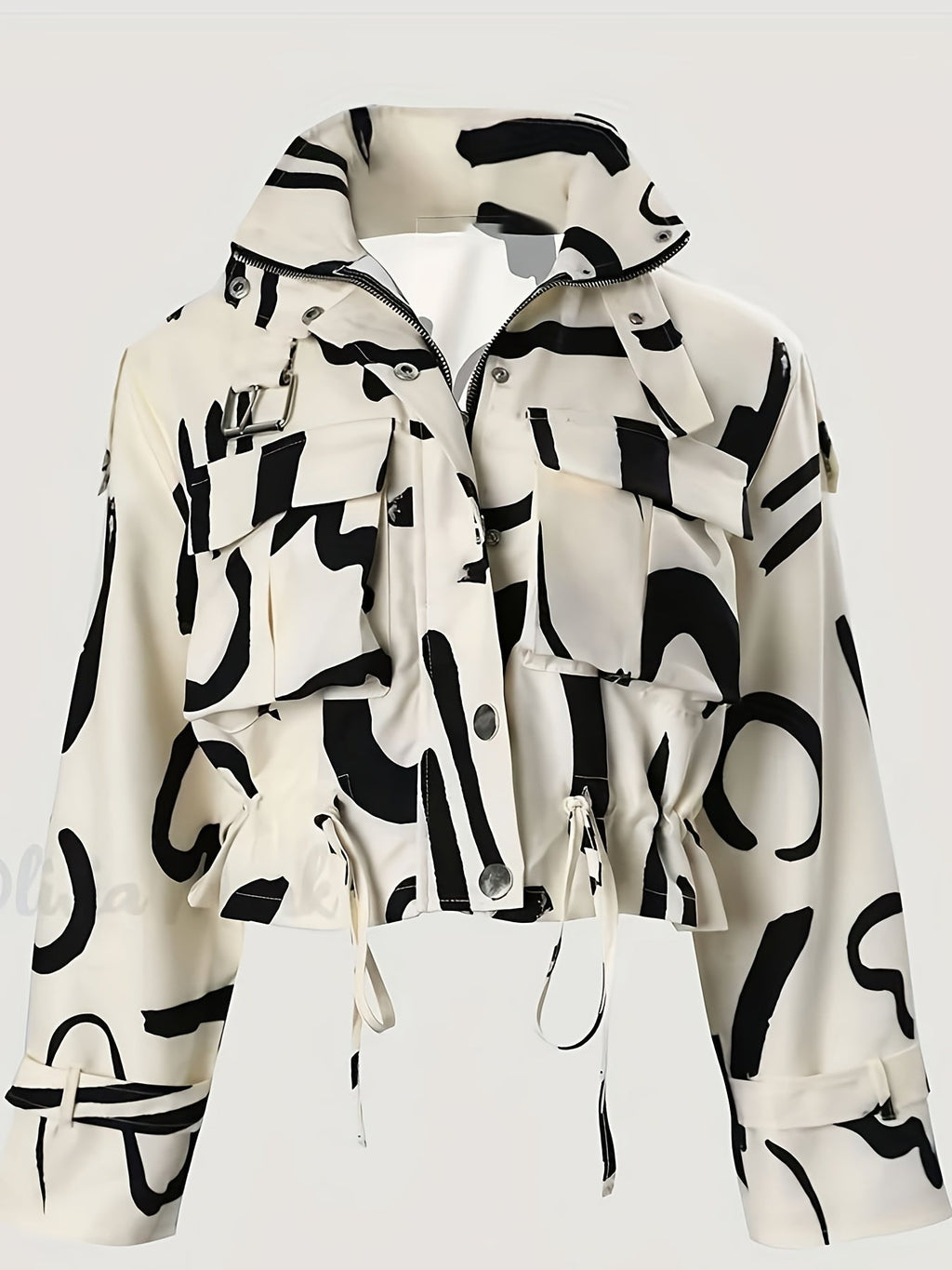 Stilvolle Damenjacke mit Stehkragen