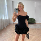 Erica - Elegantes Blumendesign Minikleid