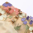 Einzigartiges Handgefertigtes Blumenkleid